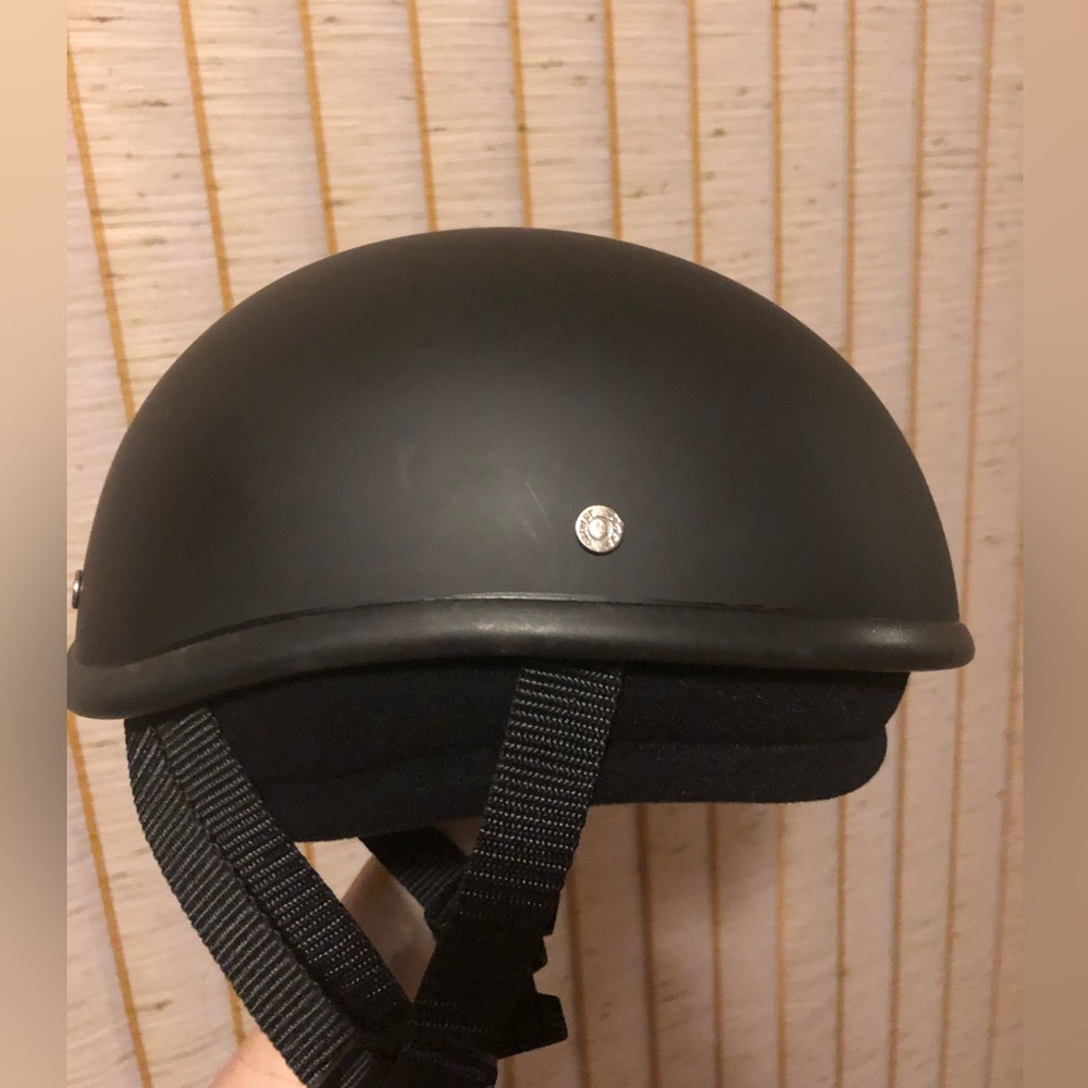 RESRVD @tnamcinulty till 7.11 VOSS German Novelty Motorcycle Half Helmet Chopper - Picture 2 of 8